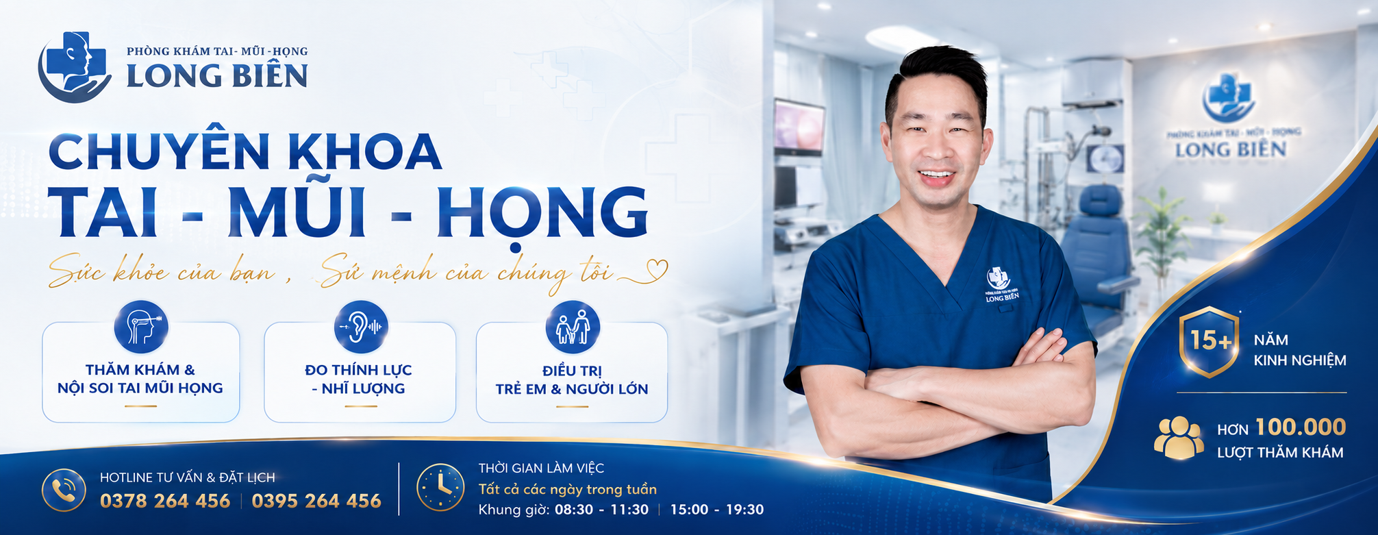 Phòng Khám Tai Mũi Họng Bác Sĩ Hiệu Long Biên