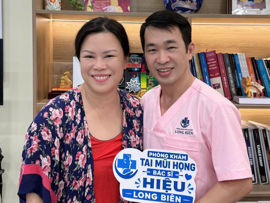 Chị Lệ - khách hàng tại Phòng Khám Tai Mũi Họng Bác Sĩ Hiệu Long Biên