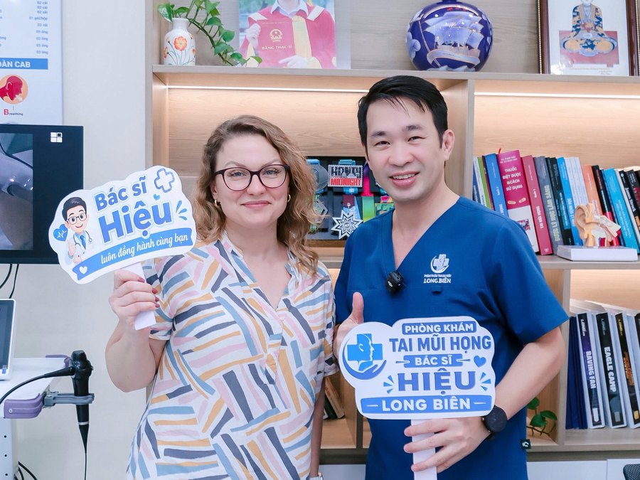 Chị Ella - khách hàng tại Phòng Khám Tai Mũi Họng Bác Sĩ Hiệu Long Biên