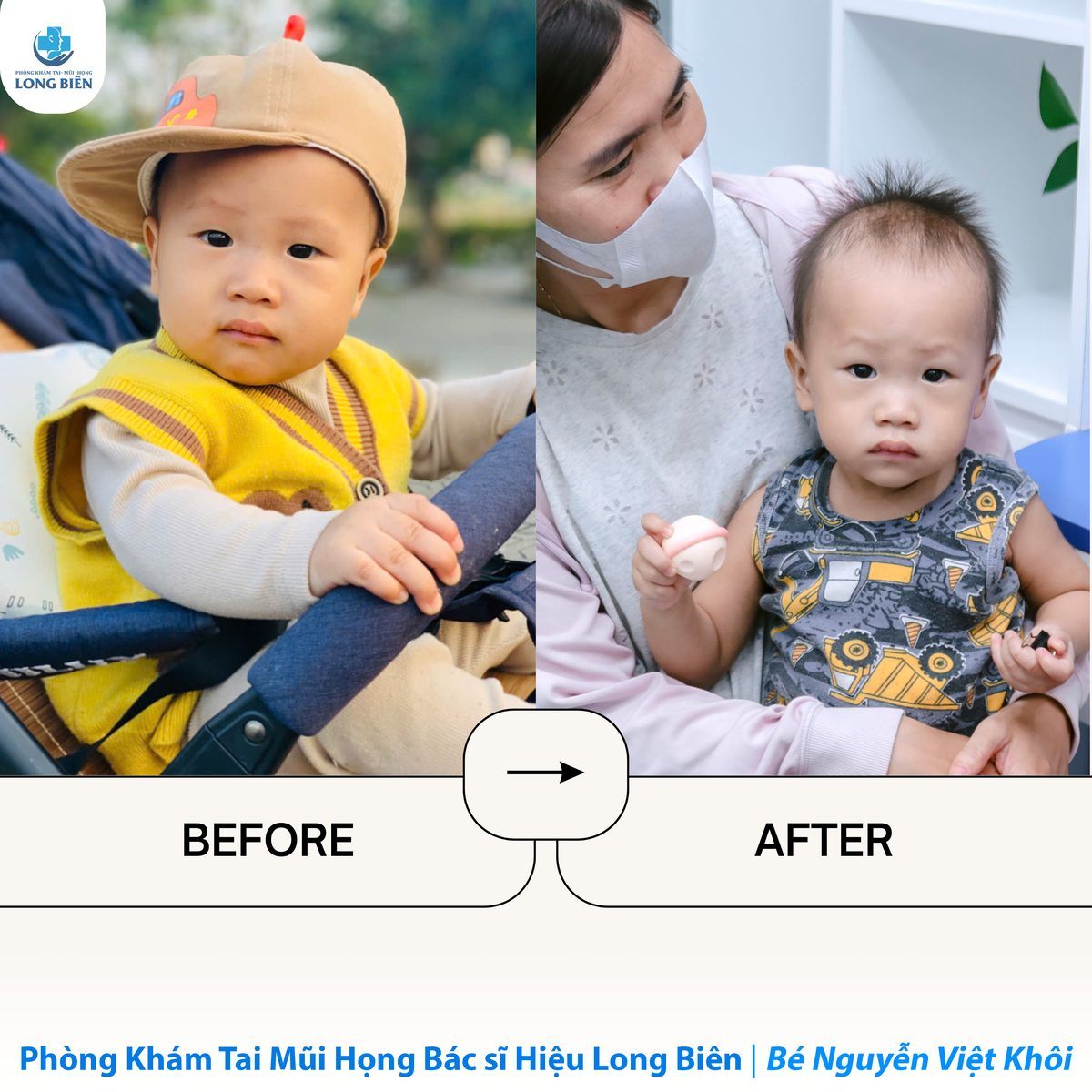 Bé lớn lên cùng Phòng Khám TMH Bác Sĩ Hiệu Long Biên