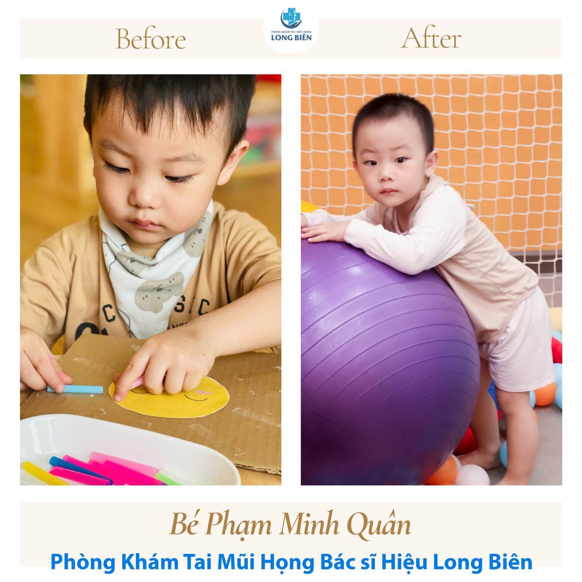 Bé lớn lên cùng Phòng Khám TMH Bác Sĩ Hiệu Long Biên
